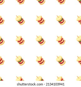 Burger simple pattern vector design Background white