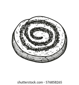 burger sketch vector illustration