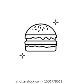 Burger, spanish icon. Element of spanish thin line icon