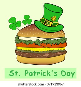 Burger of St. Patrick's Day