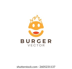 Burger store vector logo design