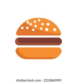 Burger Symbol, Burger Icon Vector Template