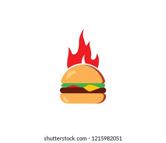 Burger symbol illustration