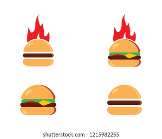 Burger symbol illustration