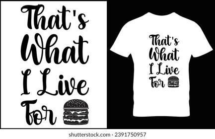 Burger t-shirt design vector graphic.