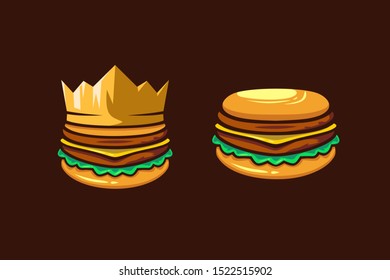 burger with two option style