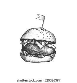 19,544 Burger hand drawing Images, Stock Photos & Vectors | Shutterstock