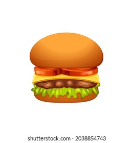 Burger. Vector de hamburguesas. Comida rápida