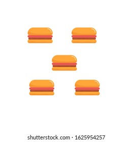 Burger Vector Fast Food Illustration