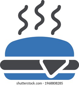 burger vector glyph color icon