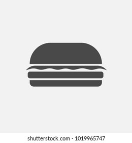 burger vector icon 