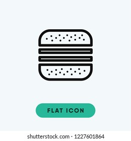 Burger vector icon