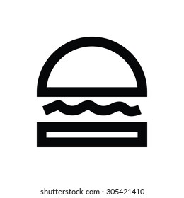 Burger Vector Icon
