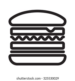 burger vector icon