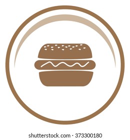 Burger vector icon. 