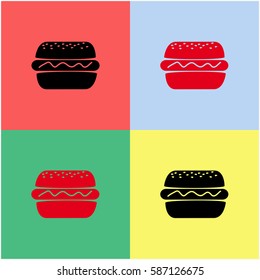 Burger vector  icon.