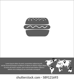 Burger vector  icon.