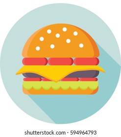 Burger Vector Icon