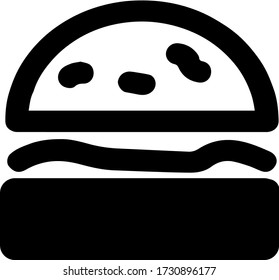 burger  vector icon for app and web