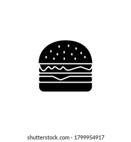 Burger Vector icon. Burger symbol vector design