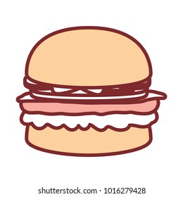 burger vector illustration