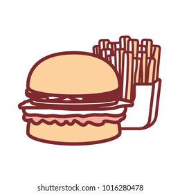 burger vector illustration