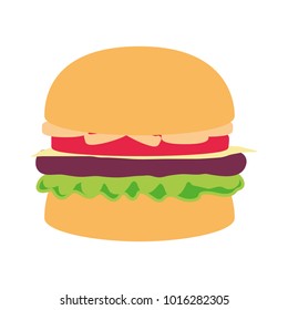 burger vector illustration