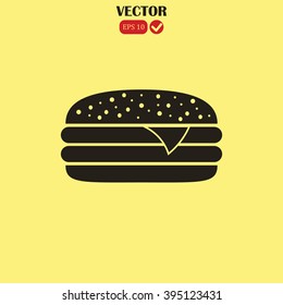 Burger, vector illustration