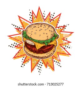 Burger Vector Illustration