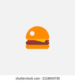 Burger vector illustration, Burger flat icon