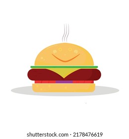 Burger Vector Illustration, Icon, Logo. 