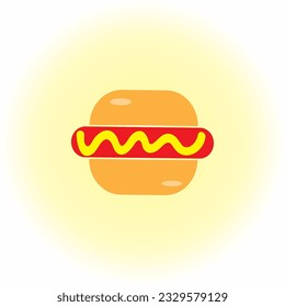 burger vector illustration isolated on white background