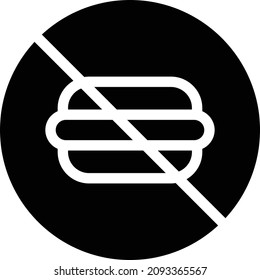burger Vector illustration on a transparent background. Premium quality symbols. Glyphs  vector icon for concept and graphic design.