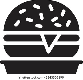 burger Vector illustration on a transparent background.Premium quality symmbols.Glyphs vector icon for concept and graphic design. 
