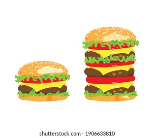 ハンバーガー の画像 写真素材 ベクター画像 Shutterstock