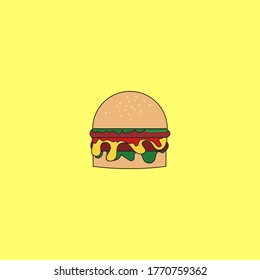 fondo amarillo de ilustración del vector de explosión