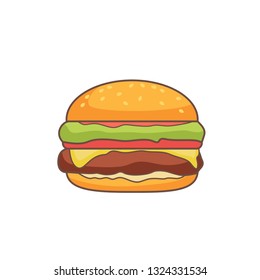 Burger Vector Image