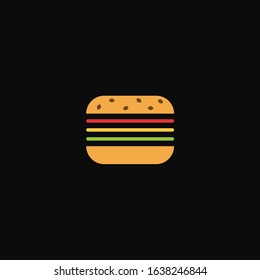 Burger vector image for web and design