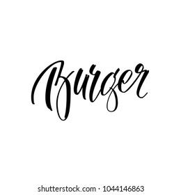 Burger vector lettering.