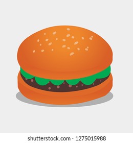 burger vector symbol illustration