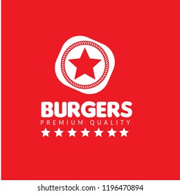 Burger vintage premium quality