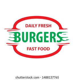 Burger vintage stamp retro vector