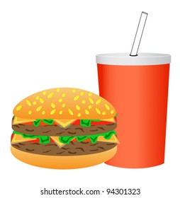 Burgers and cola
