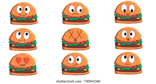 burgers emoticons
