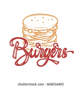 6,674 Burger lettering Images, Stock Photos & Vectors | Shutterstock