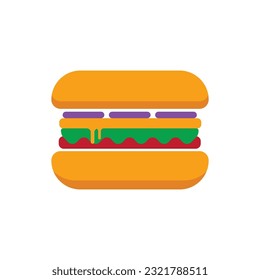 burgers icon vector template illustration logo design