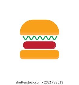 burgers icon vector template illustration logo design