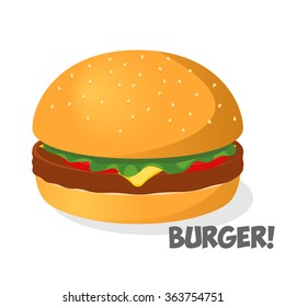Burgers Illustration