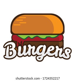 Burgers Logo illustration template vector