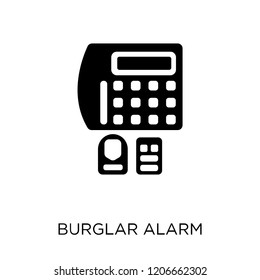 burglar alarm icon. burglar alarm symbol design from Electronic devices collection.